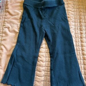 Kohl's Black Casual Ribbed Knit Bottoms